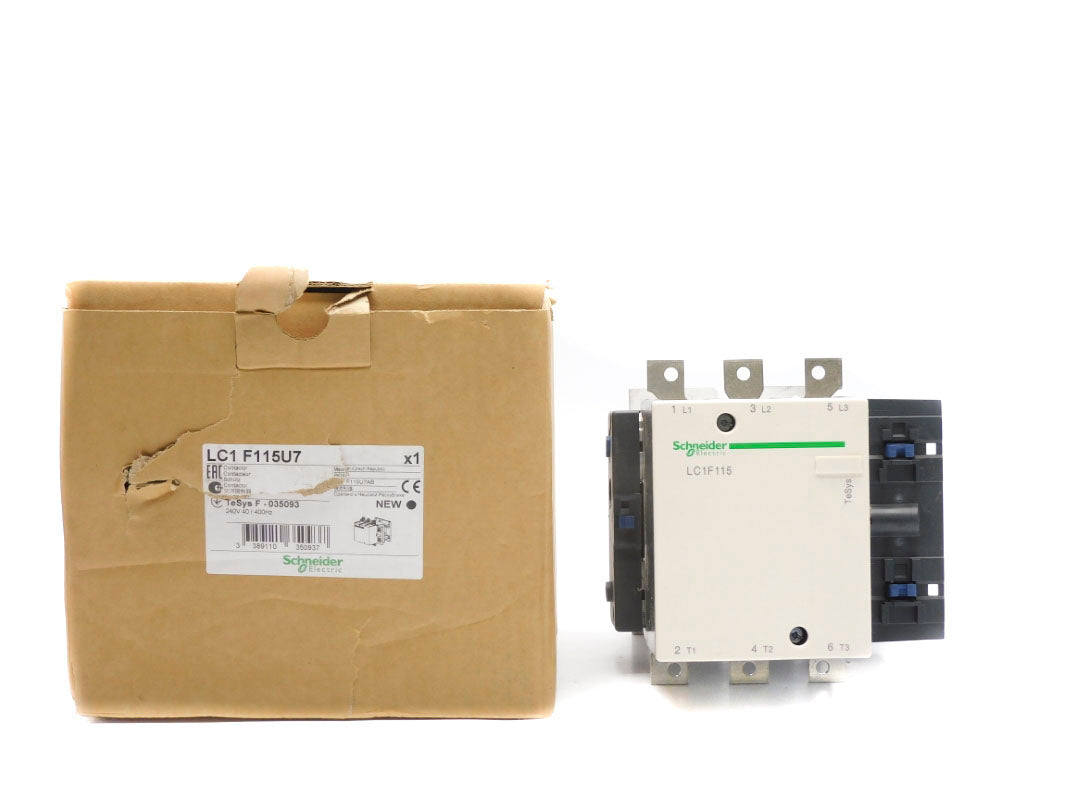 SCHNEIDER ELECTRIC LC1F115U7 240V 200A NSMP