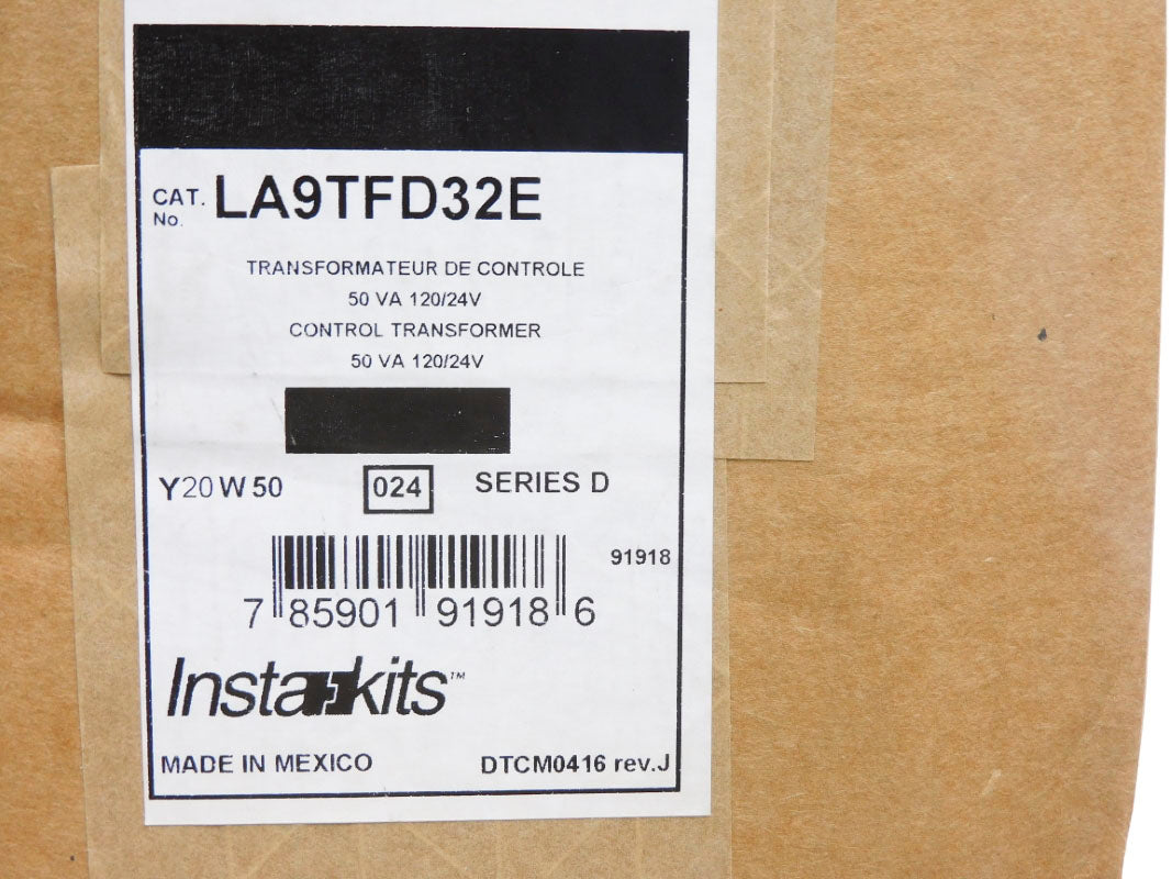 INSTA KITS LA9TFD32E SER. D 120V 3A NSMP