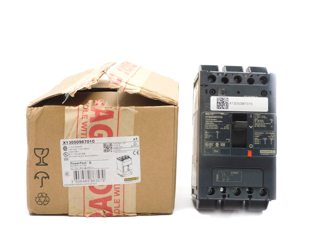 SQUARE D X13050967010 480V 70A NSMP