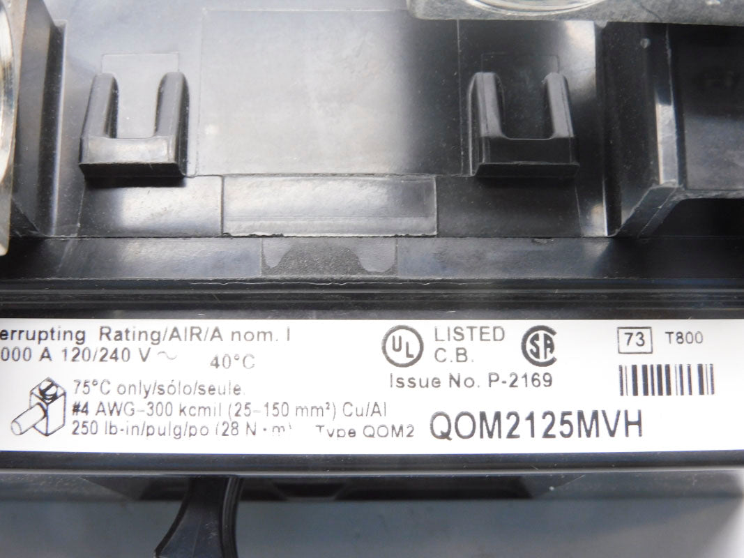 SQUARE D QOM2125MVH 240V 125A NSMP
