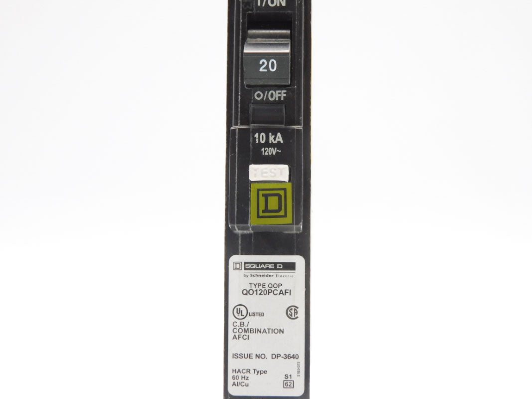 SQUARE D QO120PCAFI 120V 20A NUPI