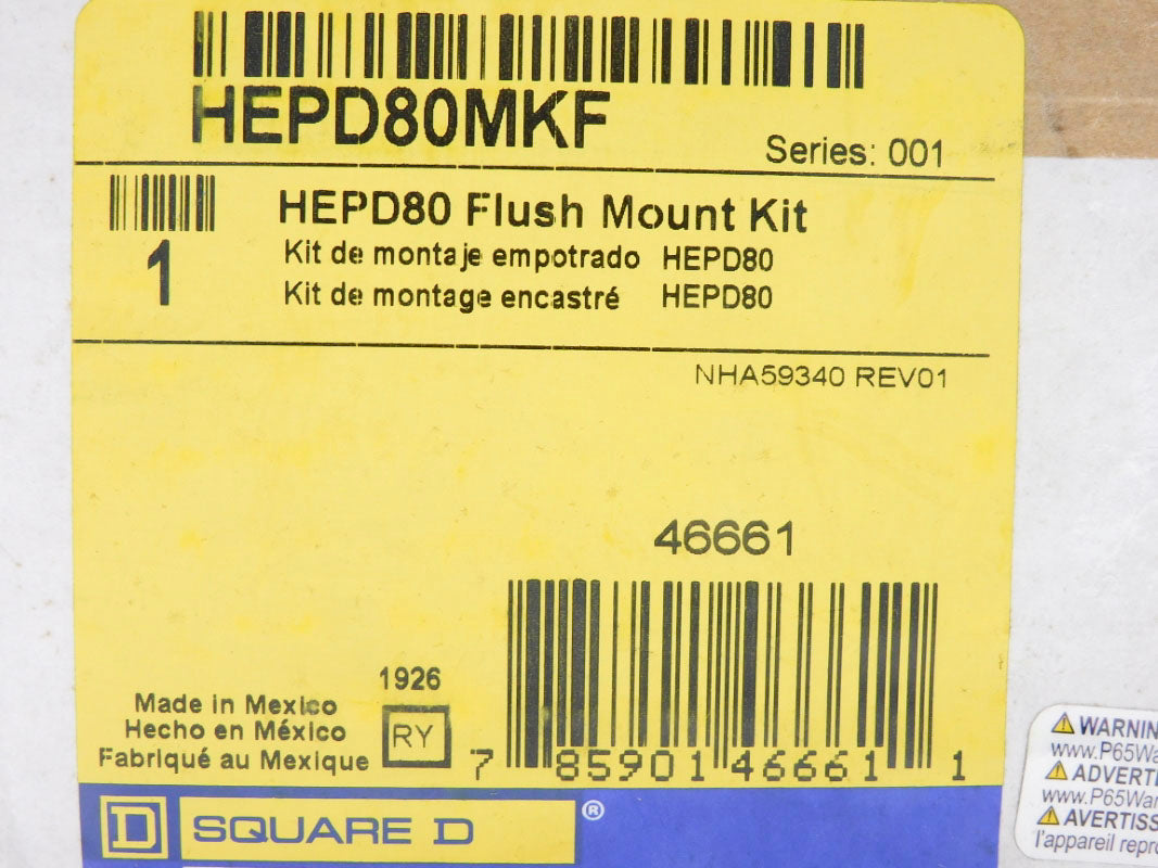 SQUARE D HEPD80MKF SER. 001 NSFS