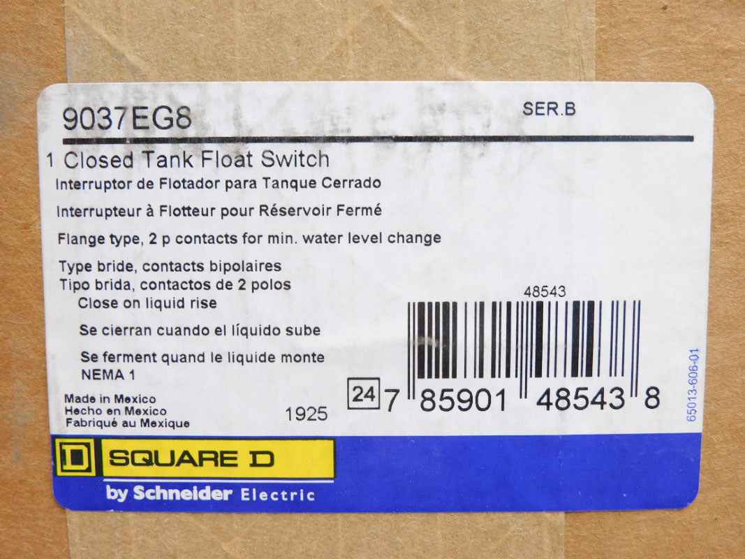 SQUARE D 9037EG8 SER. B 575V NSMP