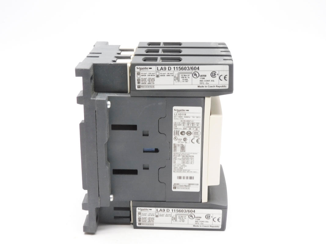 SCHNEIDER ELECTRIC LC1D115GD 460V 125VDC NSMP
