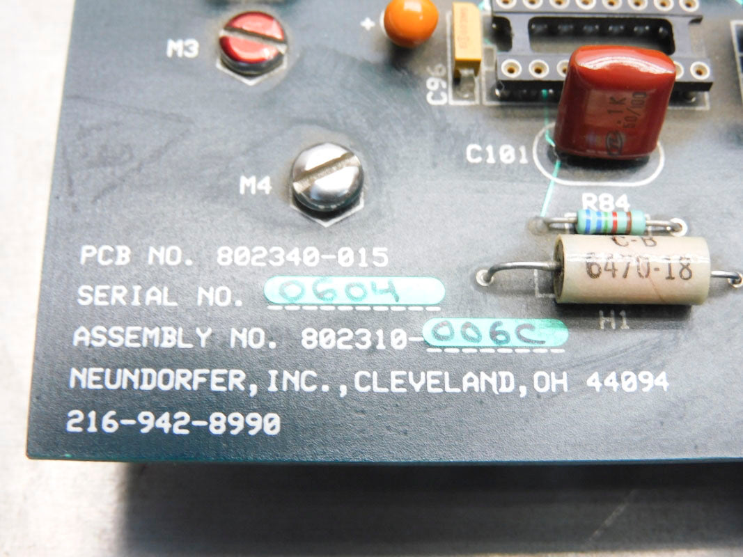 NEUNDORFER 802340-015 802310-006C (NO KEY) UNMP