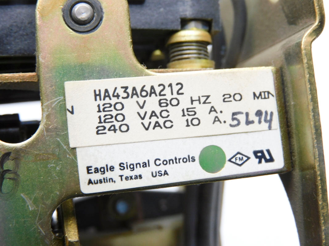 EAGLE SIGNAL HA43A6A212 240VAC 15A 20MIN NSNP