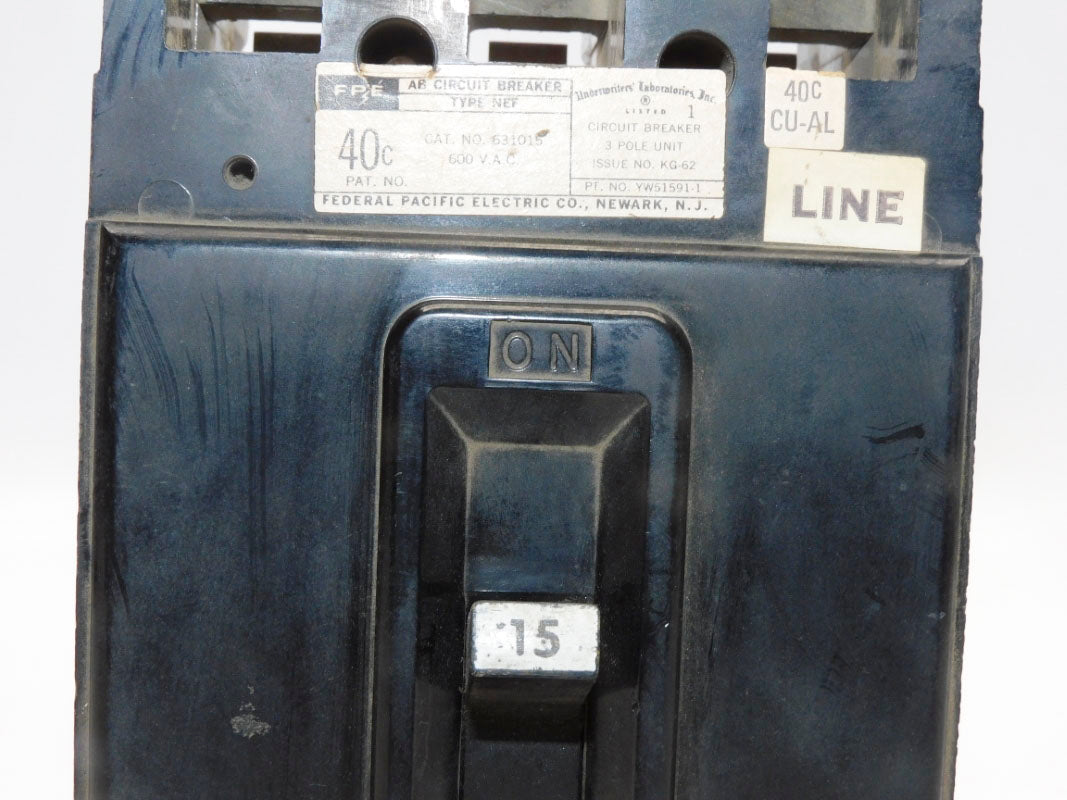 FPE NEF631015 600VAC 15A UNMP