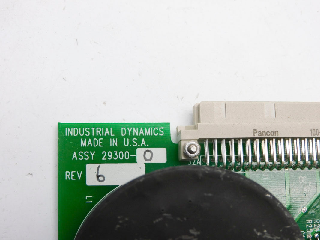 INDUSTRIAL DYNAMICS 29300-0 REV. 6 NSNP