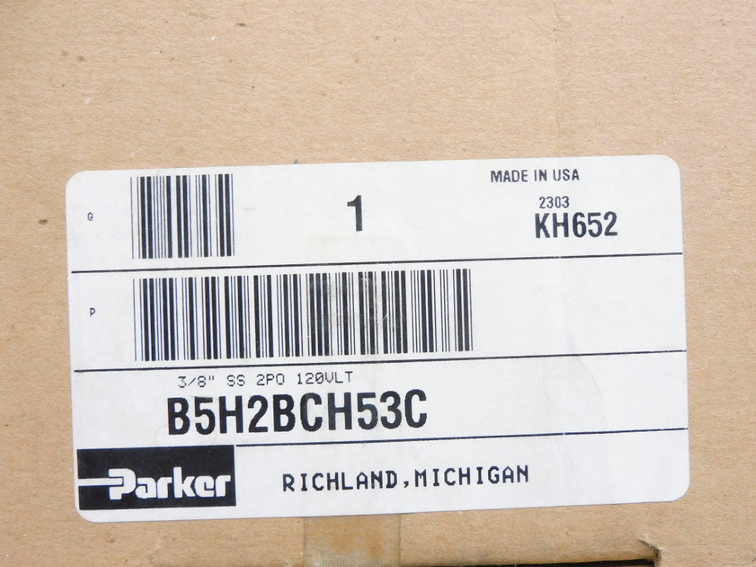 PARKER B5H2BCH53C 120V 150PSI 3/8" NSMP