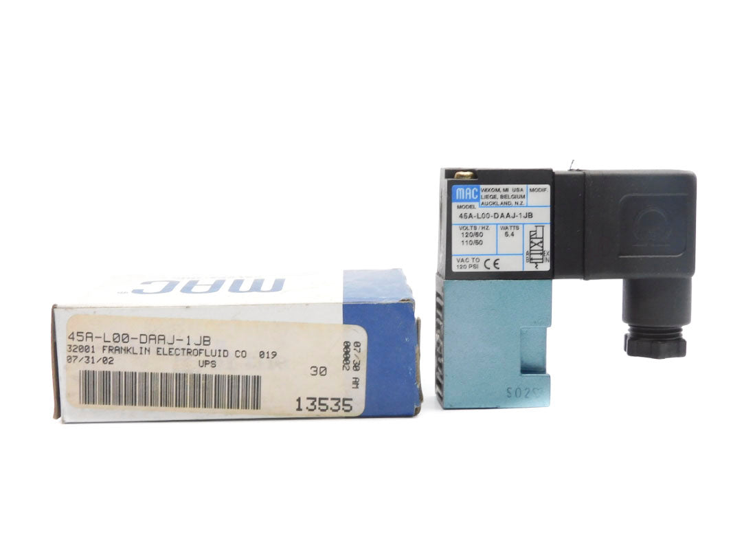 MAC 45A-L00-DAAJ-1JB 120V 120PSI NSMP
