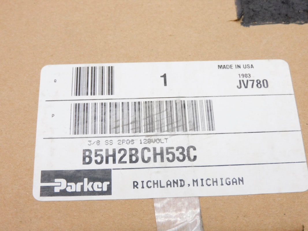PARKER B5H2BCH53C 120V 3/8" NSFS