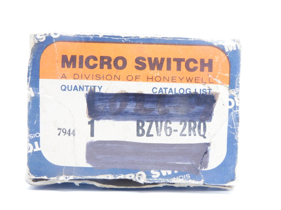 MICRO SWITCH BZV6-2RQ 600VAC 2A (GREY) NSMP