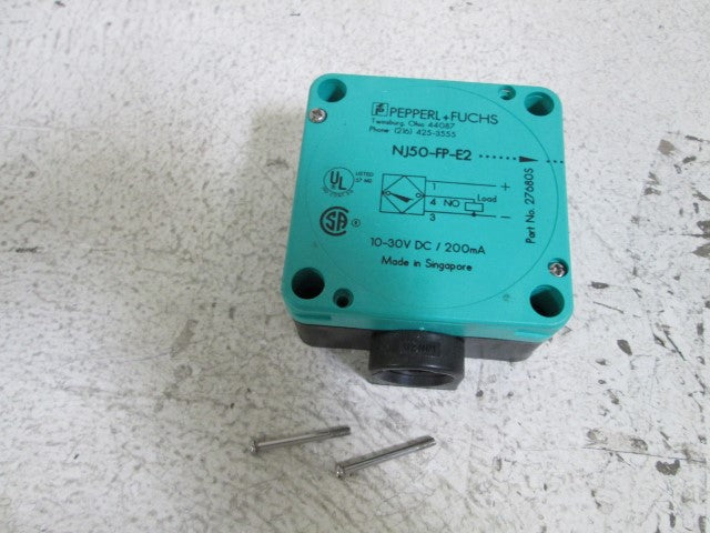 PEPPERL+FUCHS NJ50-FP-E2-P2 SENSOR *NEW NO BOX*
