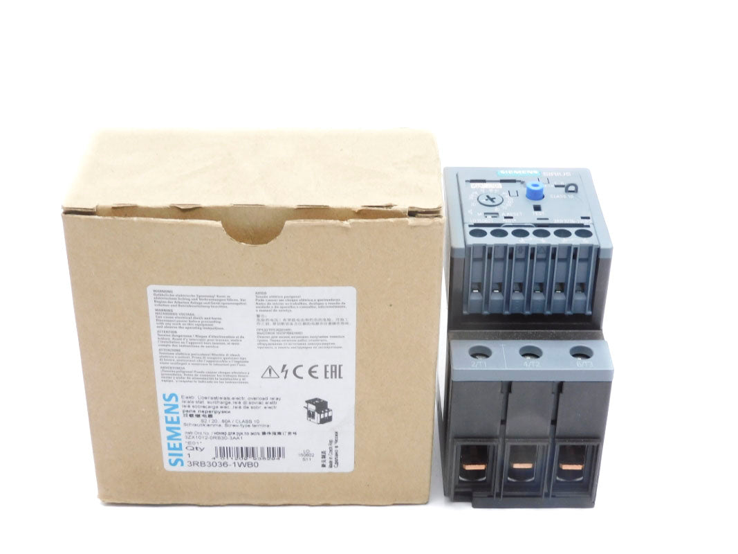 SIEMENS 3RB3036-1WB0 80A NSMP