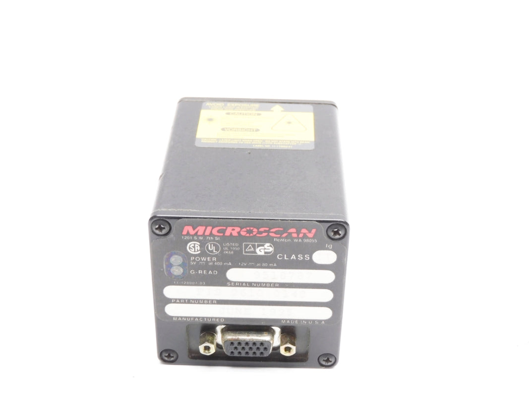 MICROSCAN FIS-0610-0143 MS-610 12V UNMP