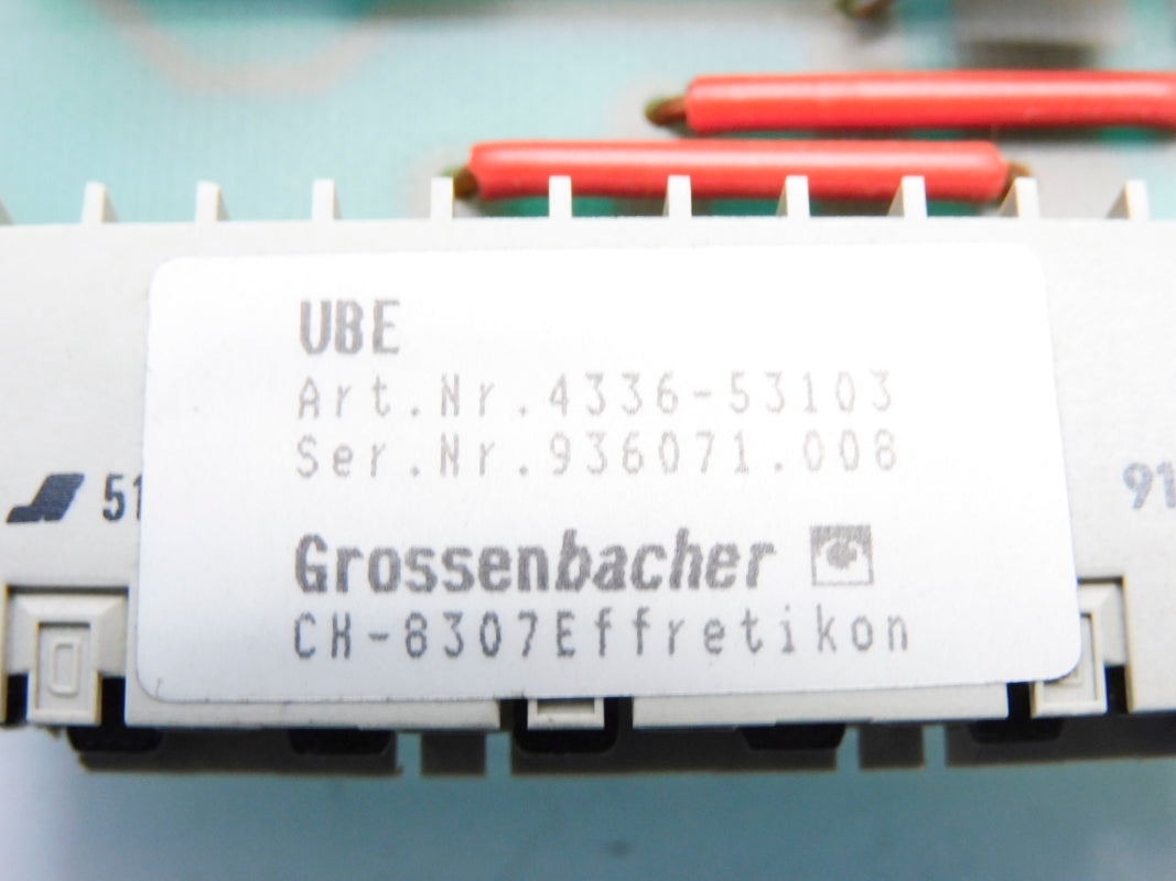 GROSSENBACHER UBE 4336-53103 280V UNMP