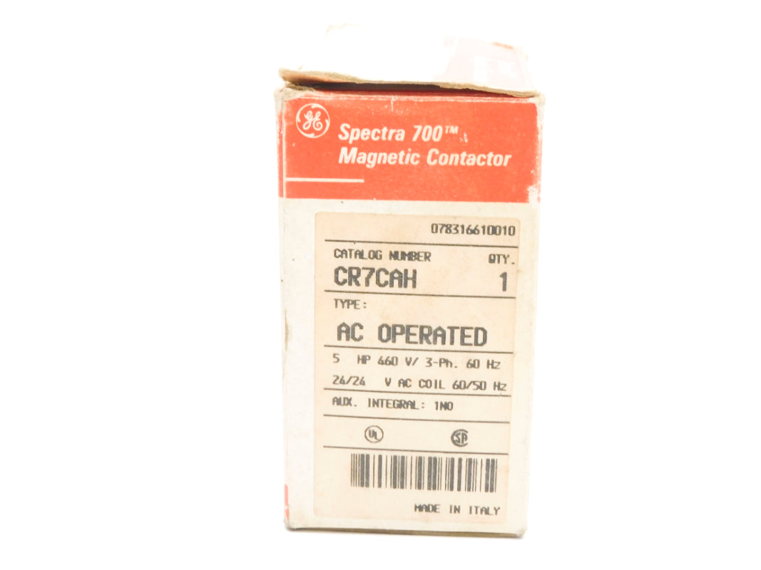 GENERAL ELECTRIC CR7CAH 24V 10A NSMP