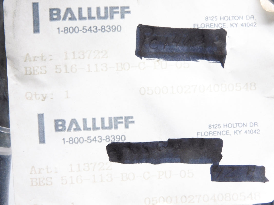 BALLUFF BES516-113-BO-C-PU-05 113722 NSMP