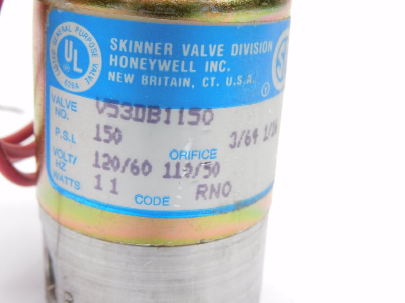 HONEYWELL SKINNER V53DB1150 120V 150PSI NSMP