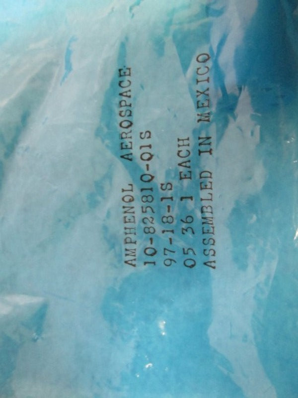 AMPHENOL AEROSPACE CONNECTOR 10-825810-01S * NEW IN FACTORY BAG *