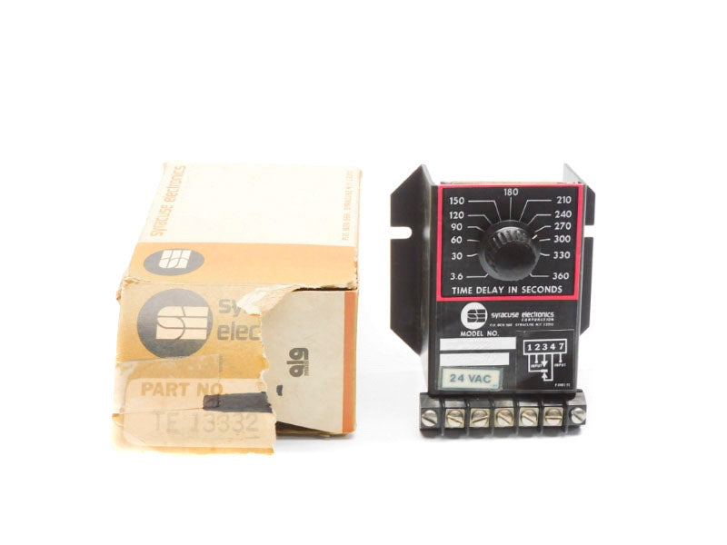 SYRACUSE ELECTRONICS TE-13332 24VAC 3.6-360SEC. NSMP