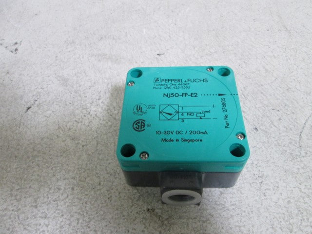 PEPPERL+FUCHS NJ50-FP-E2-P4 SENSOR *NEW NO BOX*