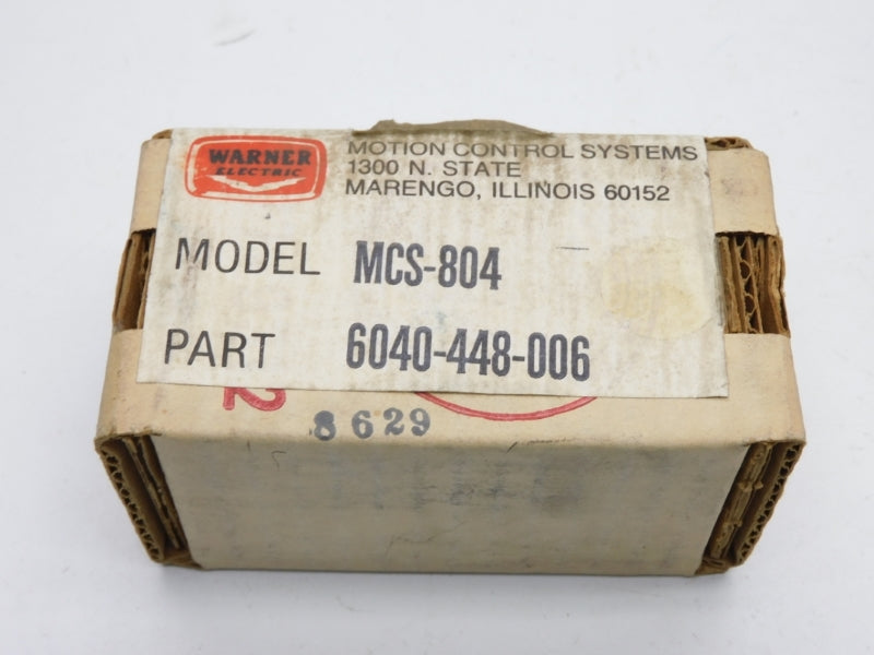 WARNER ELECTRIC 6040-448-006 MCS-804 NSFS