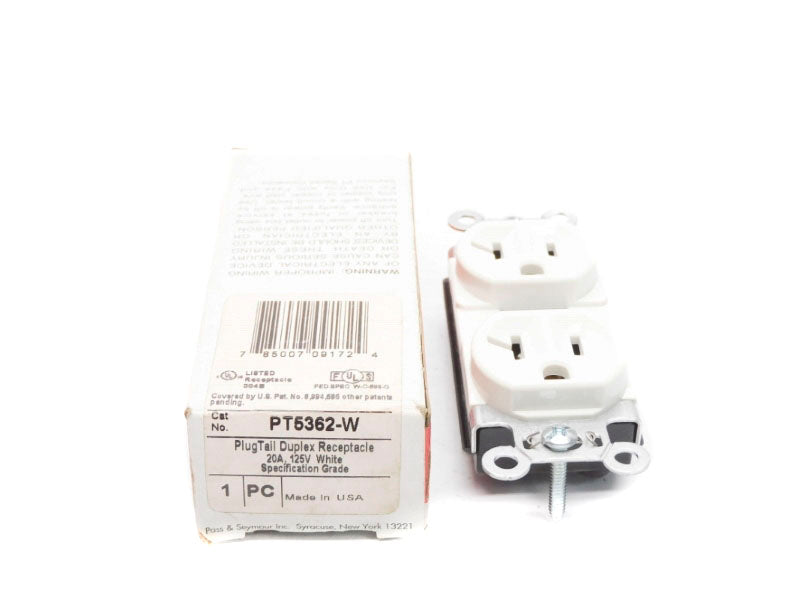 PASS&SEYMOUR LEGRAND PT5362-W 125V 20A NSMP