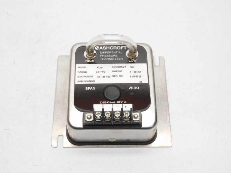 ASHCROFT XL-5-MB2-42-ST XLDP 12-36VDC 2.5"WC NSMP