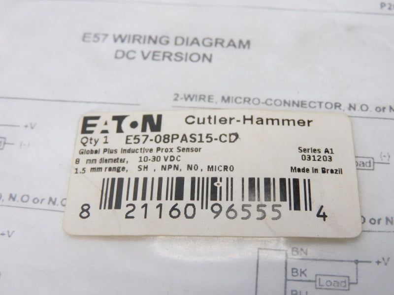 EATON E57-08PAS15-CD SER. A1 10-30VDC NSMP