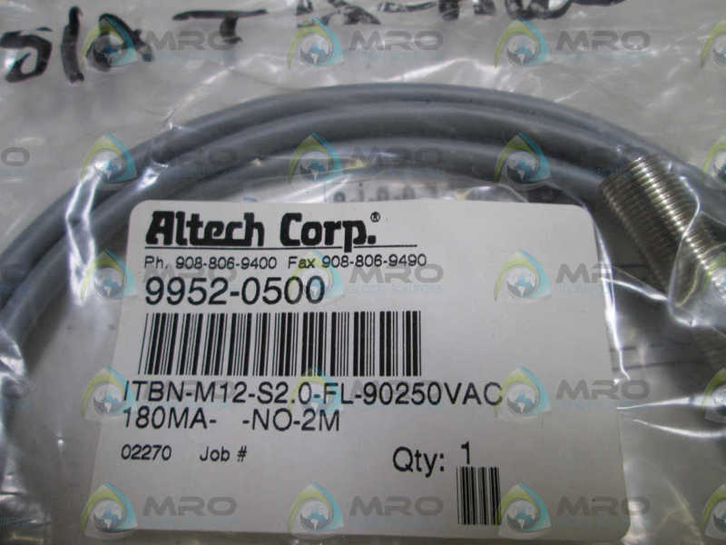 ALTECH CORP. PROXIMITY SWITCH 9952-0500  NSMP