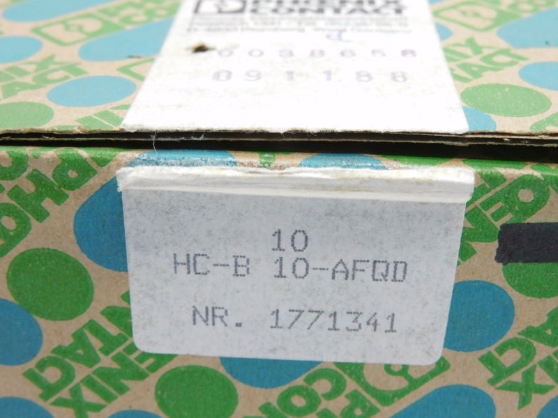 PHOENIX CONTACT HC-B10-AFQD 1771341 (PKG OF 10) NSMP
