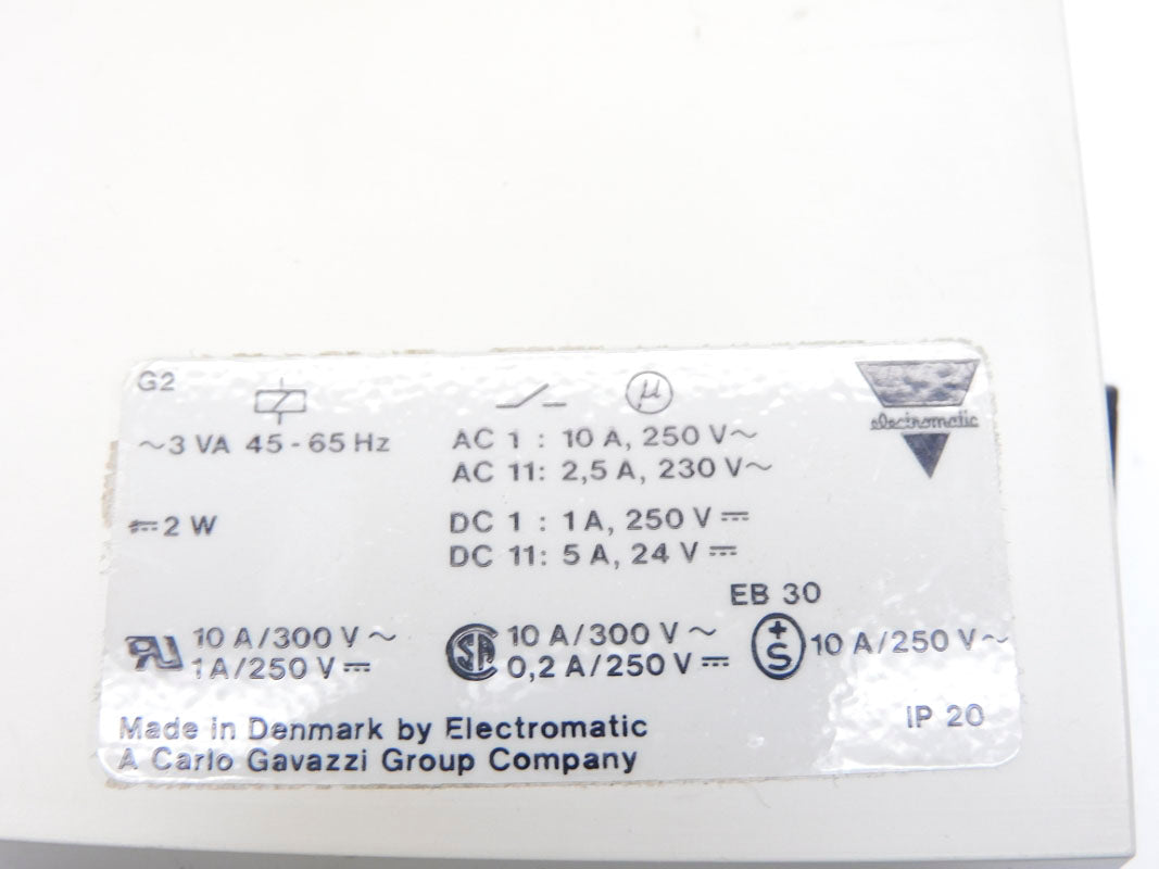 ELECTROMATIC SM155115 115V 10A UNMP