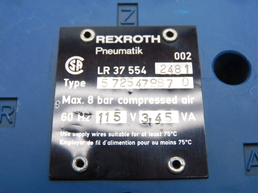 REXROTH 5725479870 115V UNMP