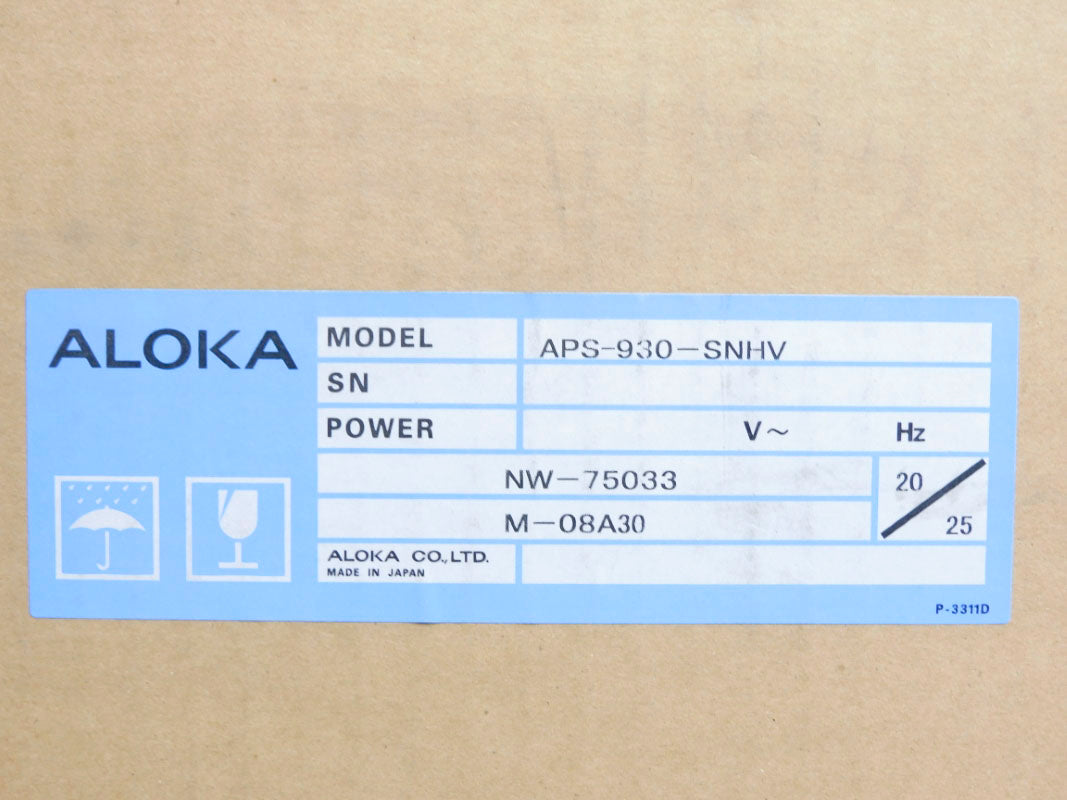 ALOKA APS-930-SNHV NSMP