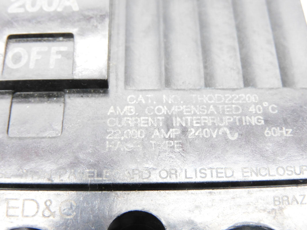 GENERAL ELECTRIC THQD22200X2 240V 200A NSMP