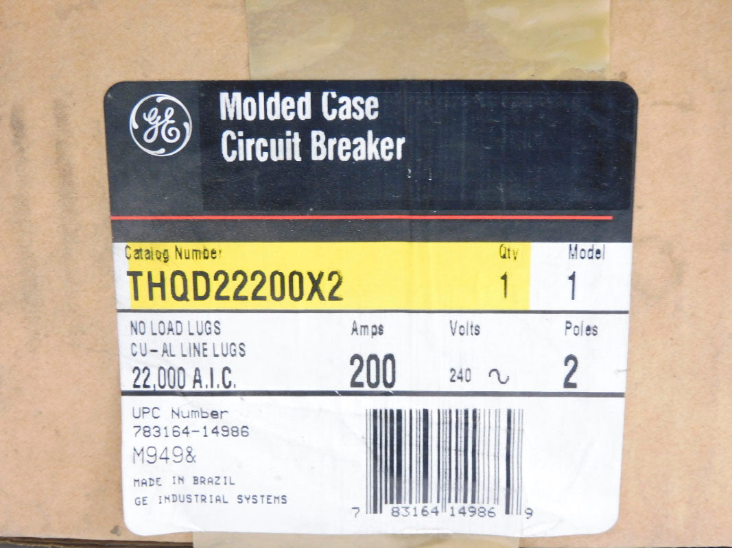 GENERAL ELECTRIC THQD22200X2 240V 200A NSMP