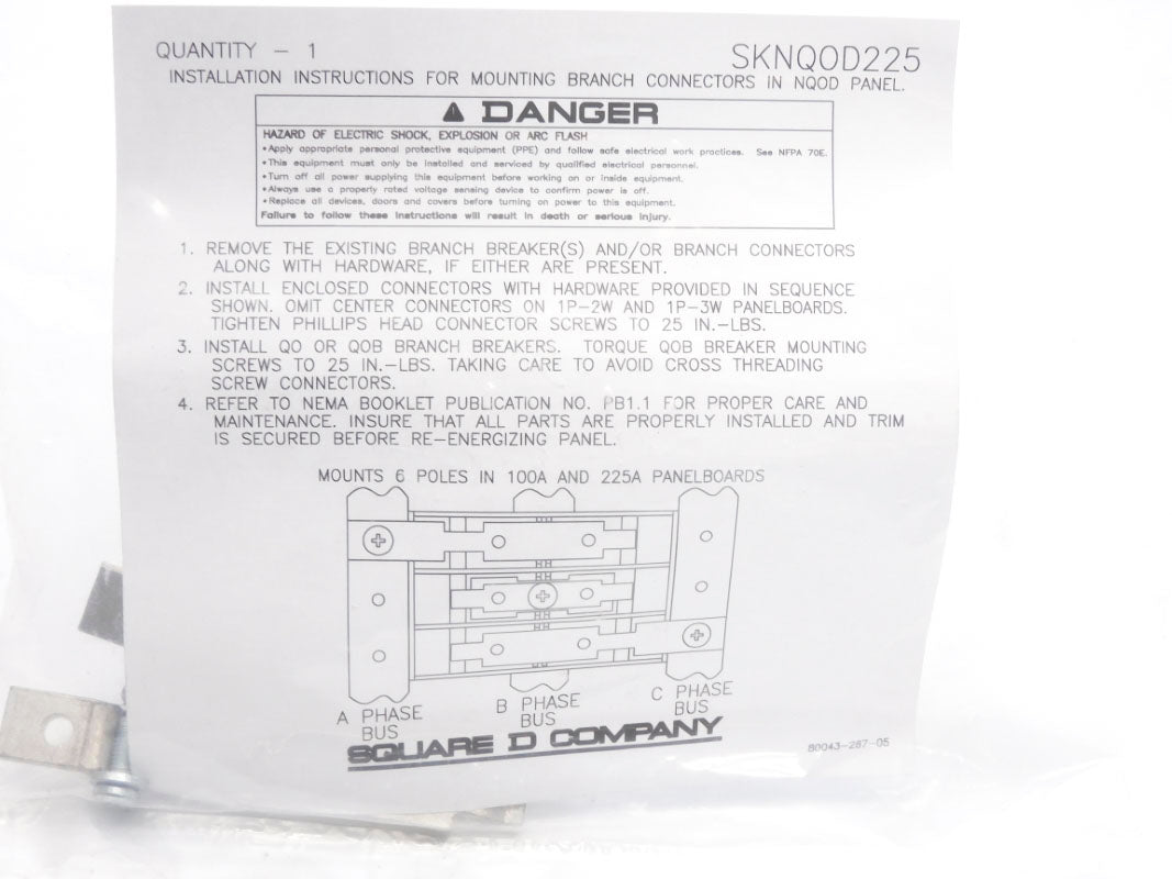 SQUARE D SKNQOD225 225A NSMP