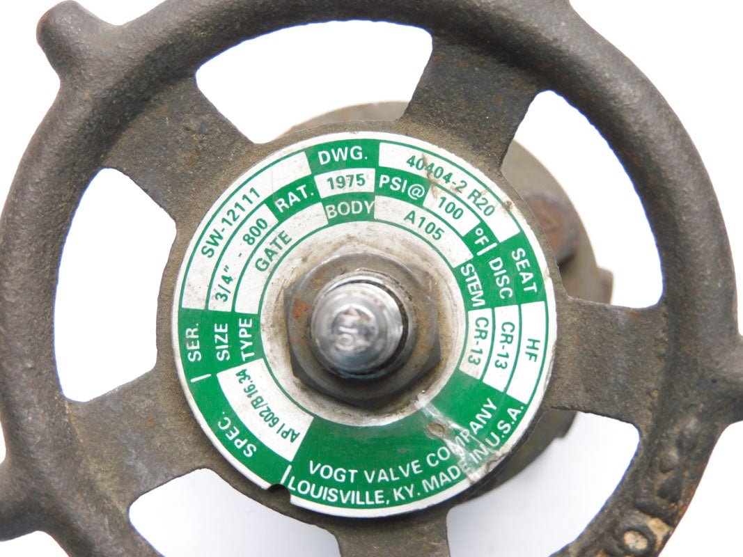 VOGT 40404-2R20 1975PSI 3/4" UNMP