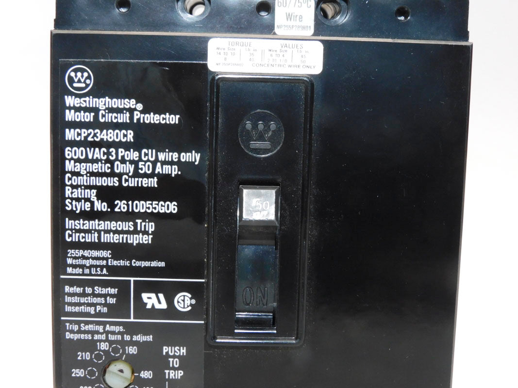 WESTINGHOUSE MCP23480CR 600VAC 480A NSMP