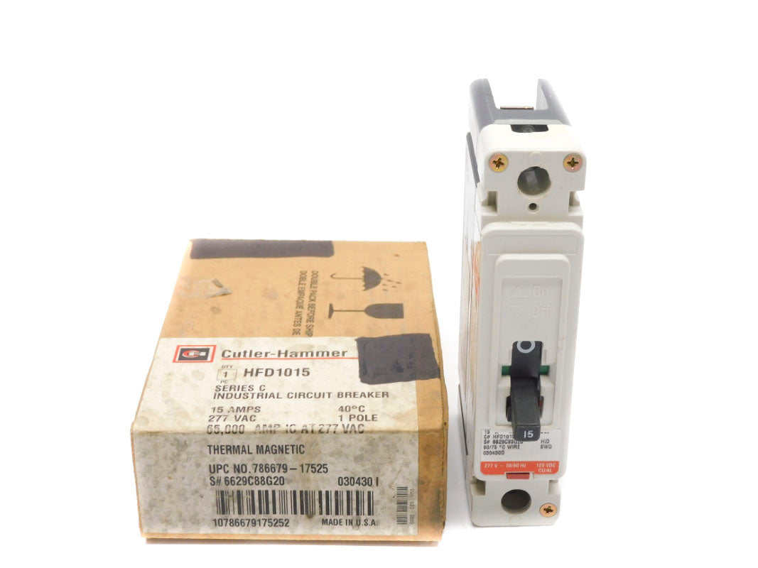 CUTLER HAMMER HFD1015 SER. C 277VAC 15A NSMP