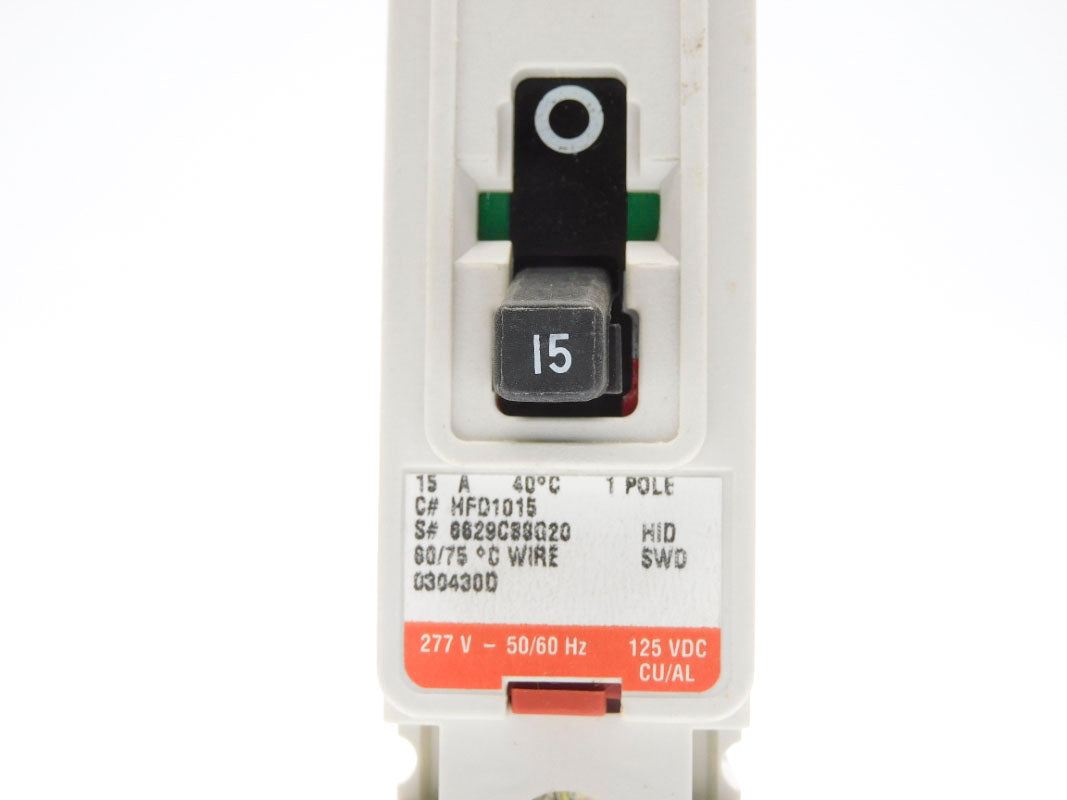CUTLER HAMMER HFD1015 SER. C 277VAC 15A NSMP