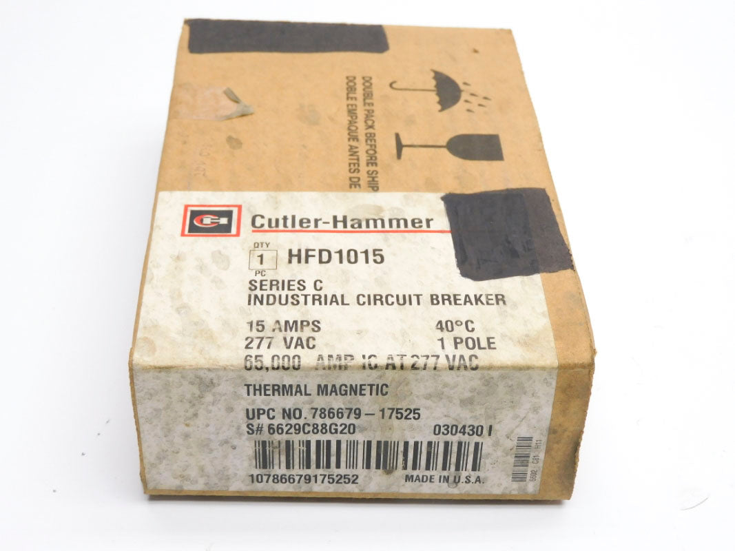 CUTLER HAMMER HFD1015 SER. C 277VAC 15A NSMP