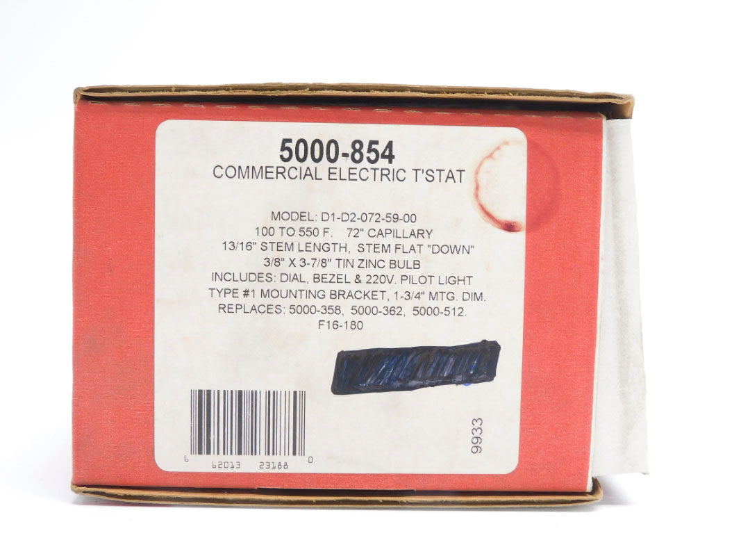 ROBERTSHAW D1-D2-072-59-00 5000-854 277VAC 30A 500'F NSMP