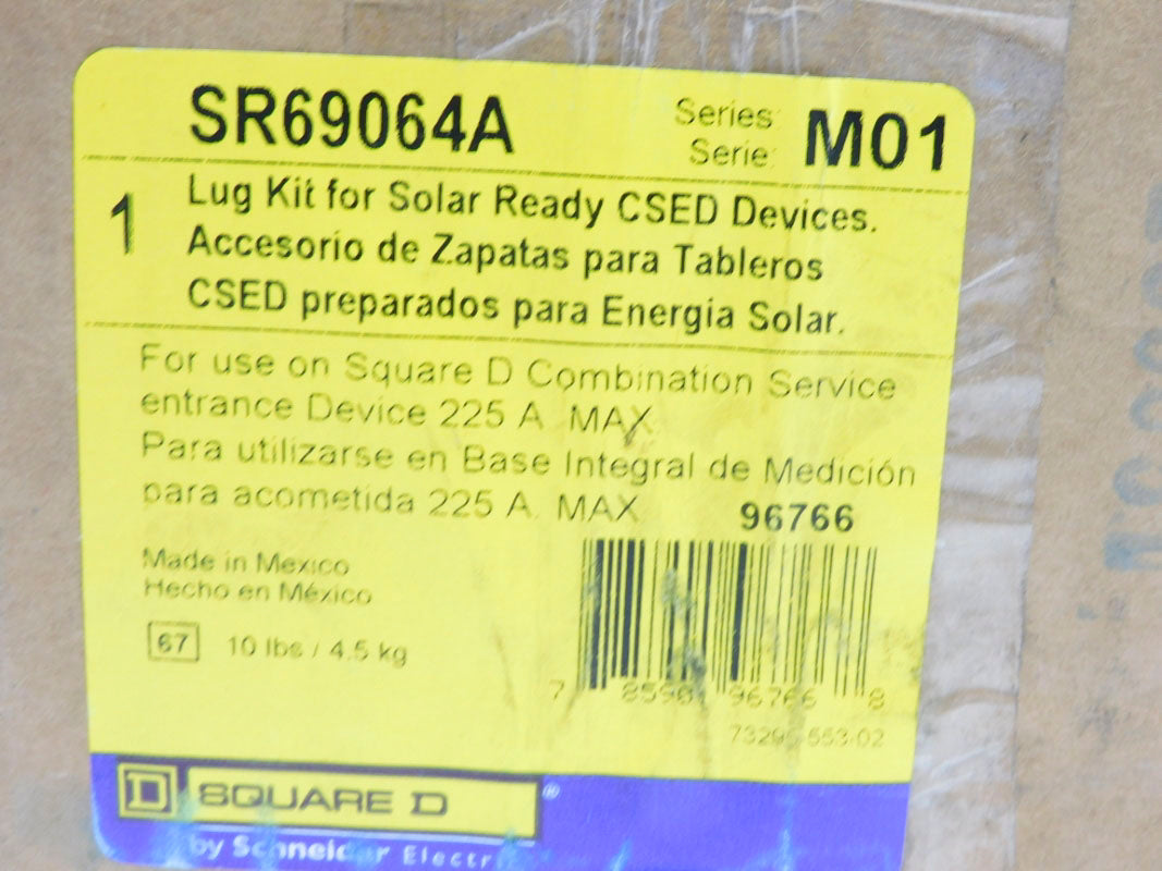 SQUARE D SR69064A SER. M01 225A NSMP
