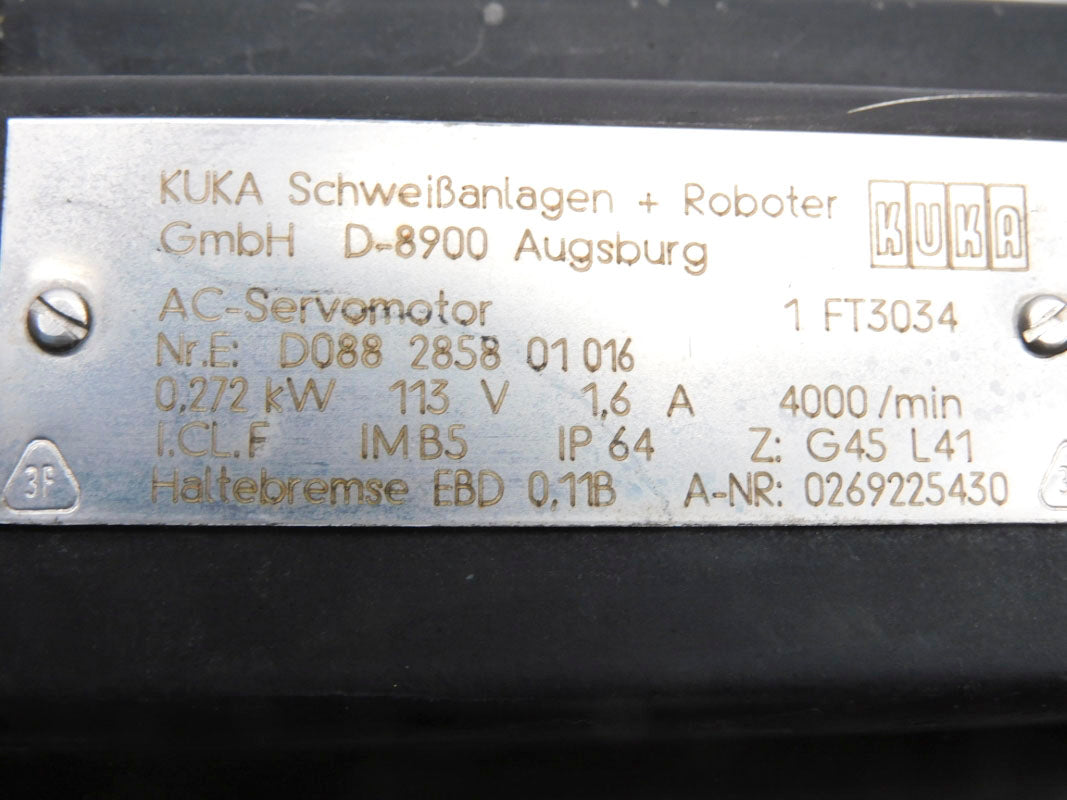 KUKA D088285801016 0269225430 113V 1.6A UNMP