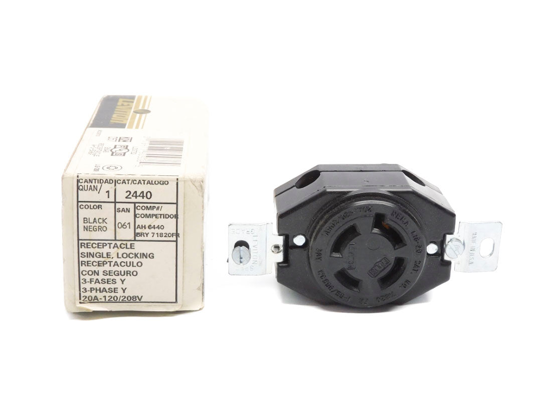 LEVITON 2440 208V 20A NSMP