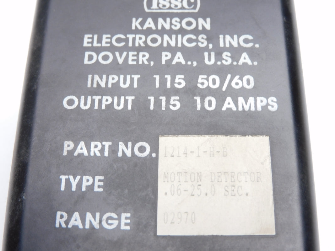 ISSC 1214-1-H-B 115V 10A 25S UNMP