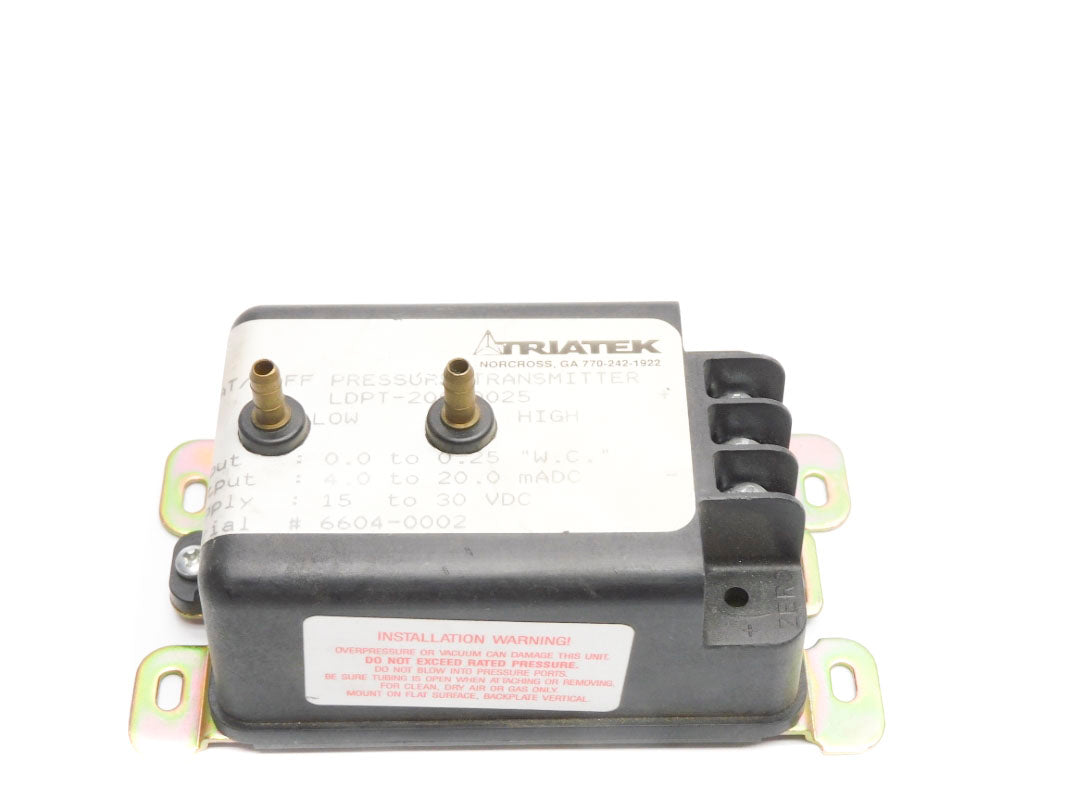 TRIATEK LDPT-200-0025 15-30VDC .025"W.C. NSNP