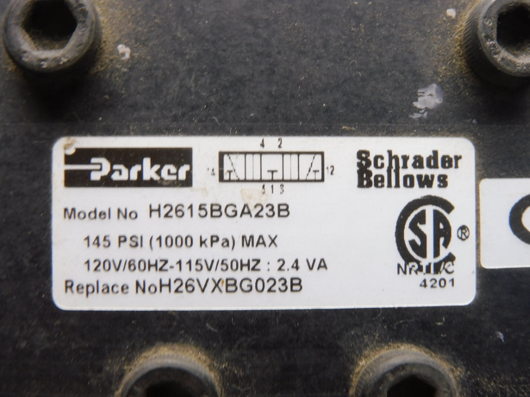 PARKER H26VXBG023B 115-120V 145PSI NSNP